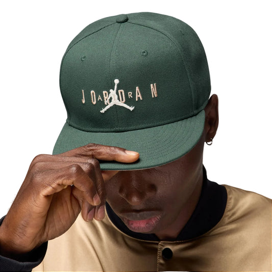 JORDAN SNAPBACK CAP MIDNIGHT GREEN