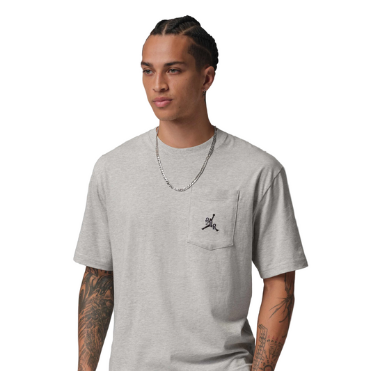 JORDAN AIR TEE GREY HEATHER