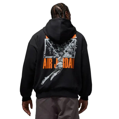 JORDAN SHATTERED BACKBOARD HOODIE BLACK