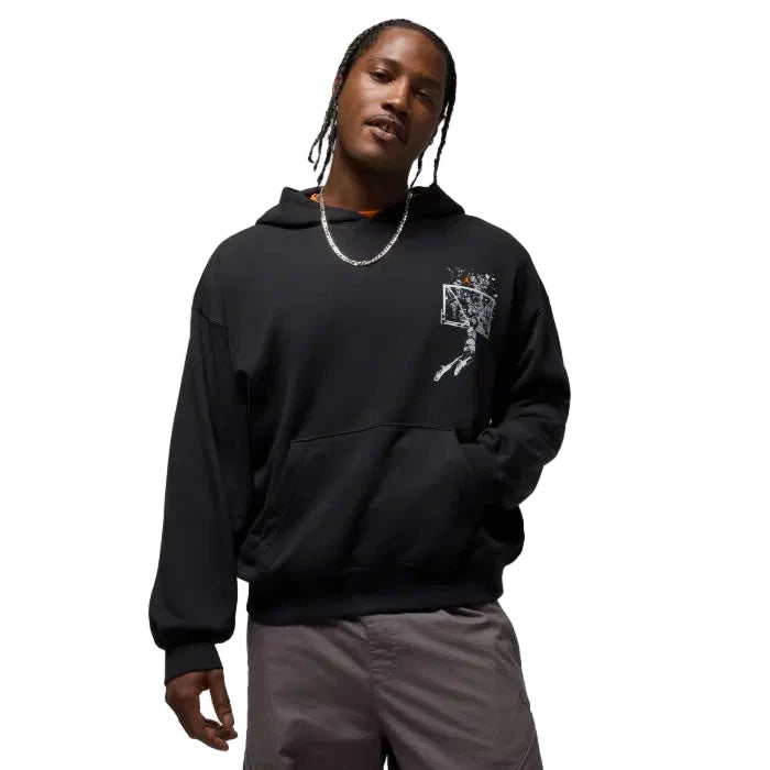 JORDAN SHATTERED BACKBOARD HOODIE BLACK