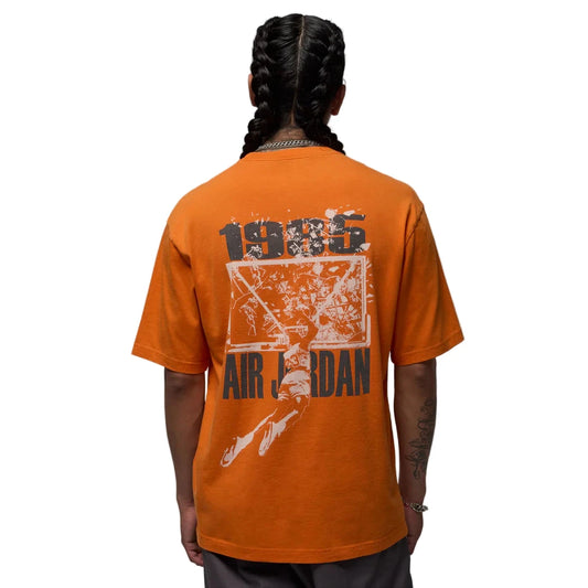 JORDAN BROOKLYN SHATTERED BACKBOARD ORANGE TEE