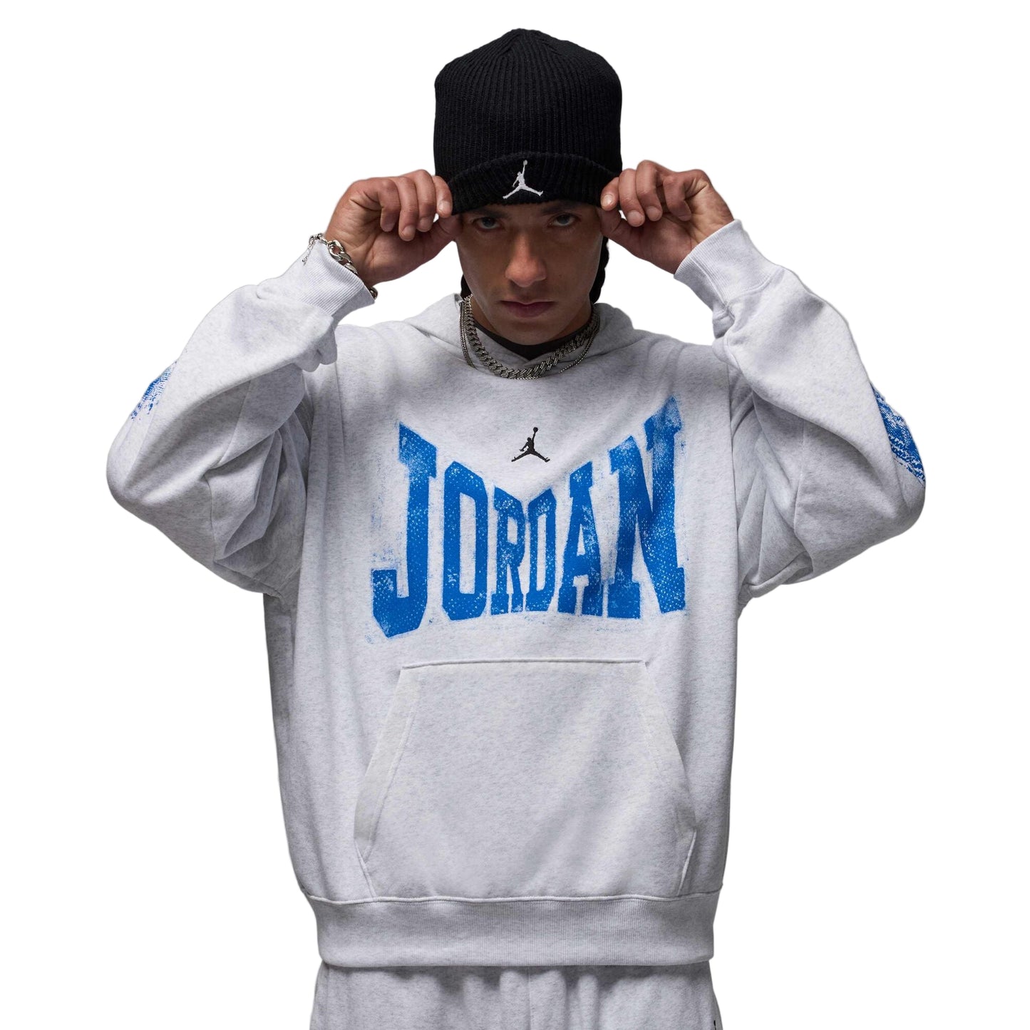 JORDAN PULLOVER HOODIE BIRCH HEATHER
