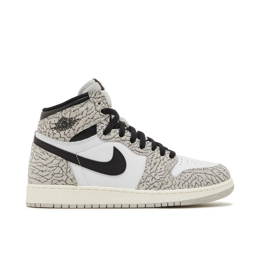 AIR JORDAN 1 HIGH - WHITE CEMENT GS