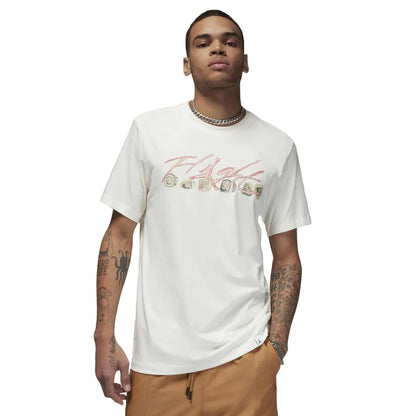 JORDAN FLIGHT ESSENTIALS TEE - SAIL