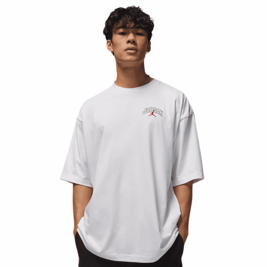 JORDAN BROOKLYN JUMPMAN TEE WHITE