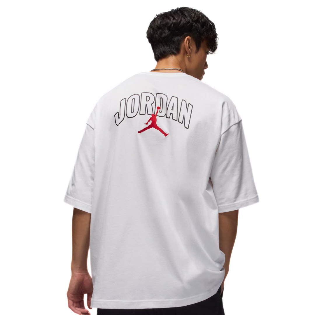 JORDAN BROOKLYN JUMPMAN TEE WHITE