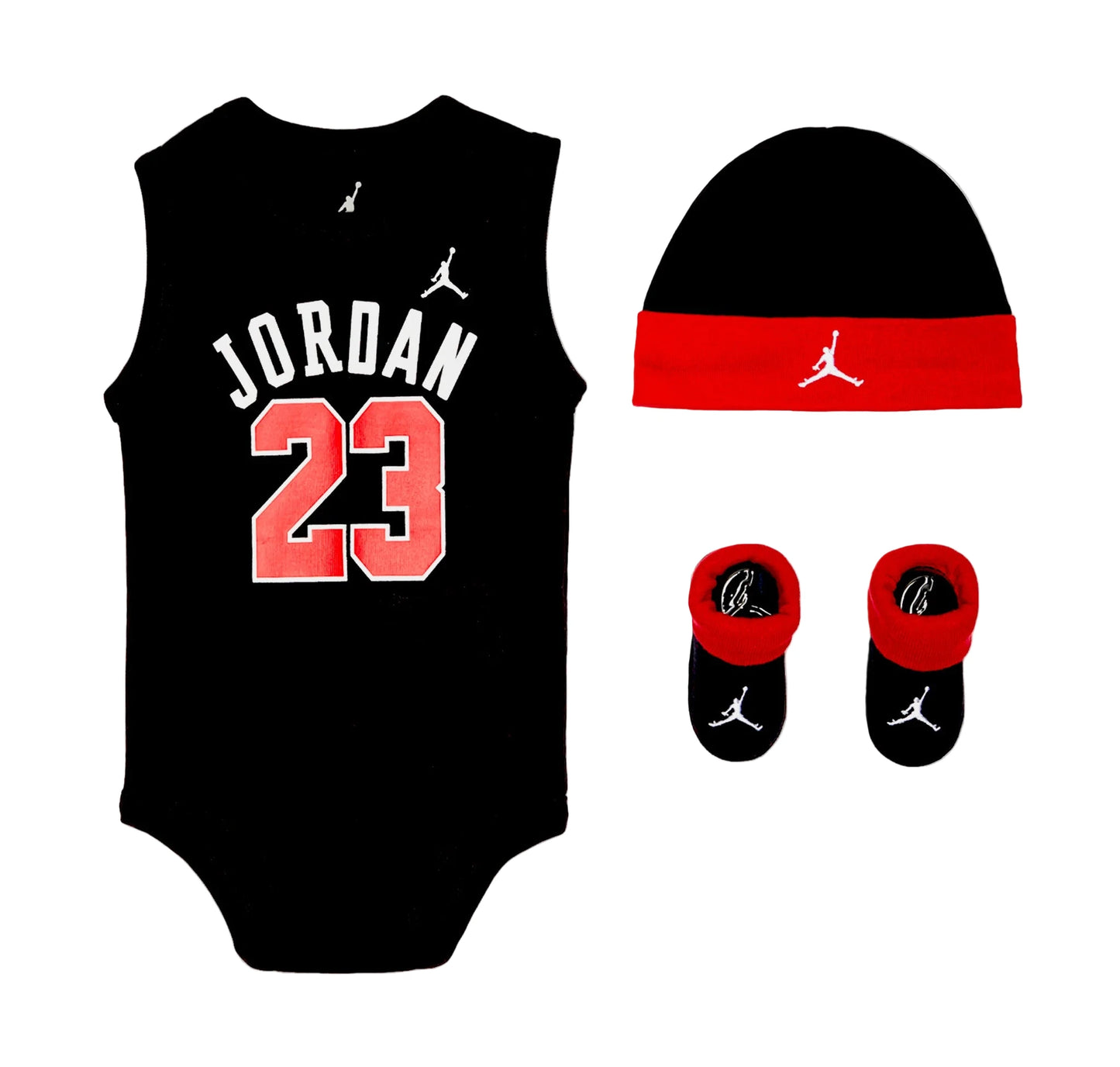 JORDAN 23 JERSEY BABY SET BLACK