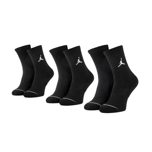 JORDAN EVERYDAY MAX CREW SOCKS BLACK (3 PAIRS)