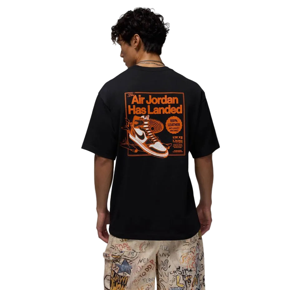 JORDAN BRAND AJ1 CREW TEE BLACK