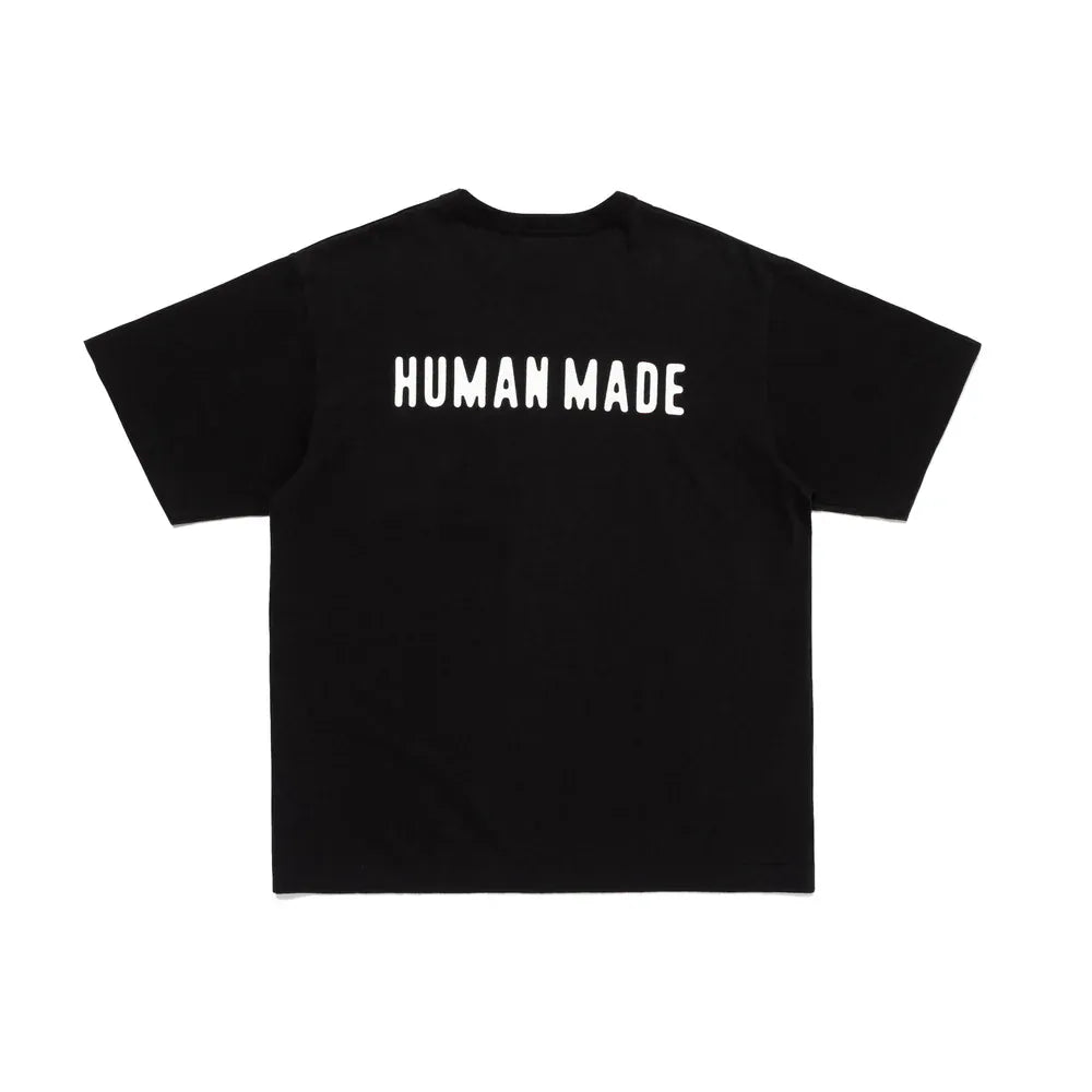 HUMAN MADE HEART POCKET TEE BLACK