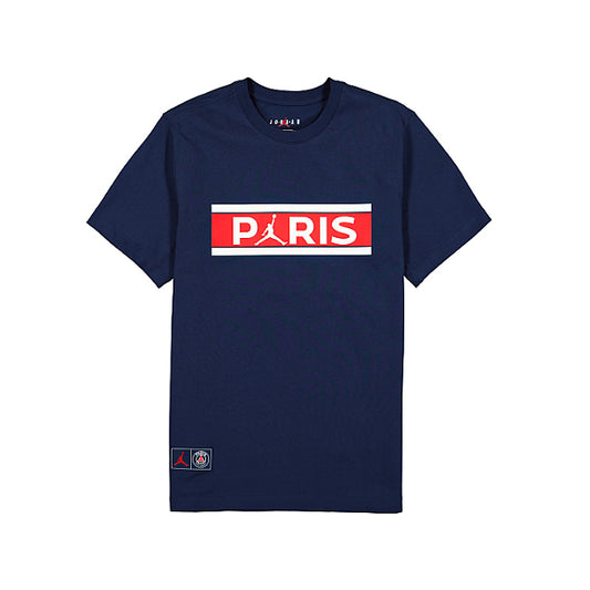 JORDAN WORDMARK TEE X PSG NAVY