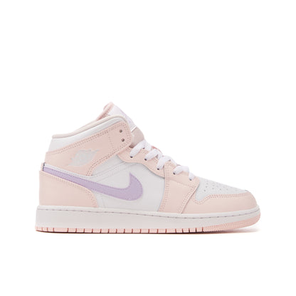 AIR JORDAN 1 MID GS - PINK WASH