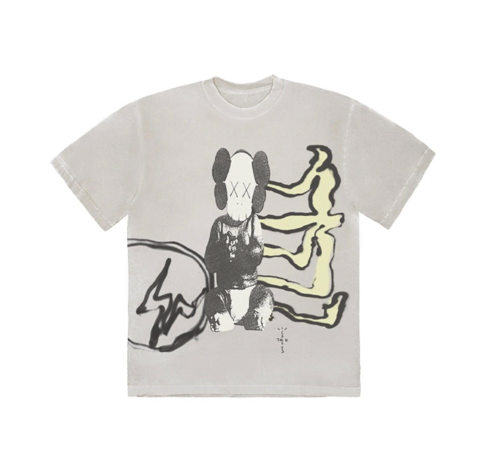 TRAVIS SCOTT X KAWS FOR FRAGMENT TEE