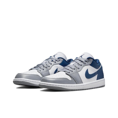 AIR JORDAN 1 LOW - STEALTH FRENCH BLUE W