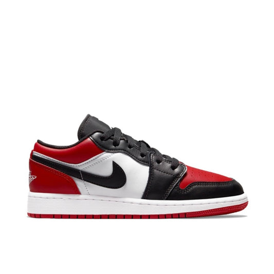 AIR JORDAN 1 LOW - BRED TOE GS