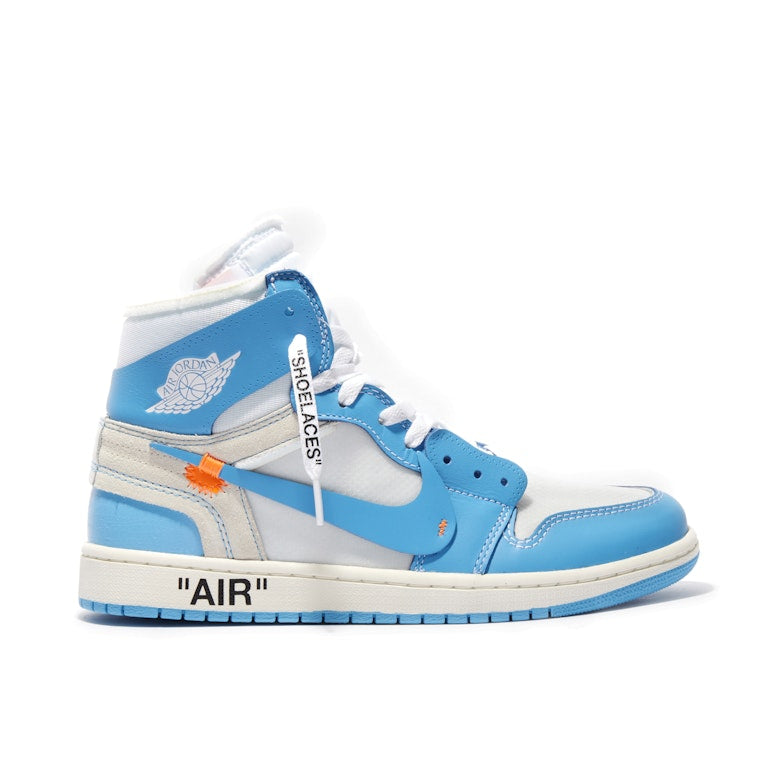 AIR JORDAN 1 HIGH OFF WHITE - UNIVERSITY BLUE – Houseofheats