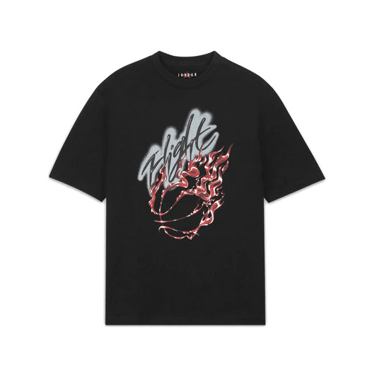 JORDAN X TRAVIS SCOTT TEE - FLIGHT GRAPHIC BLACK