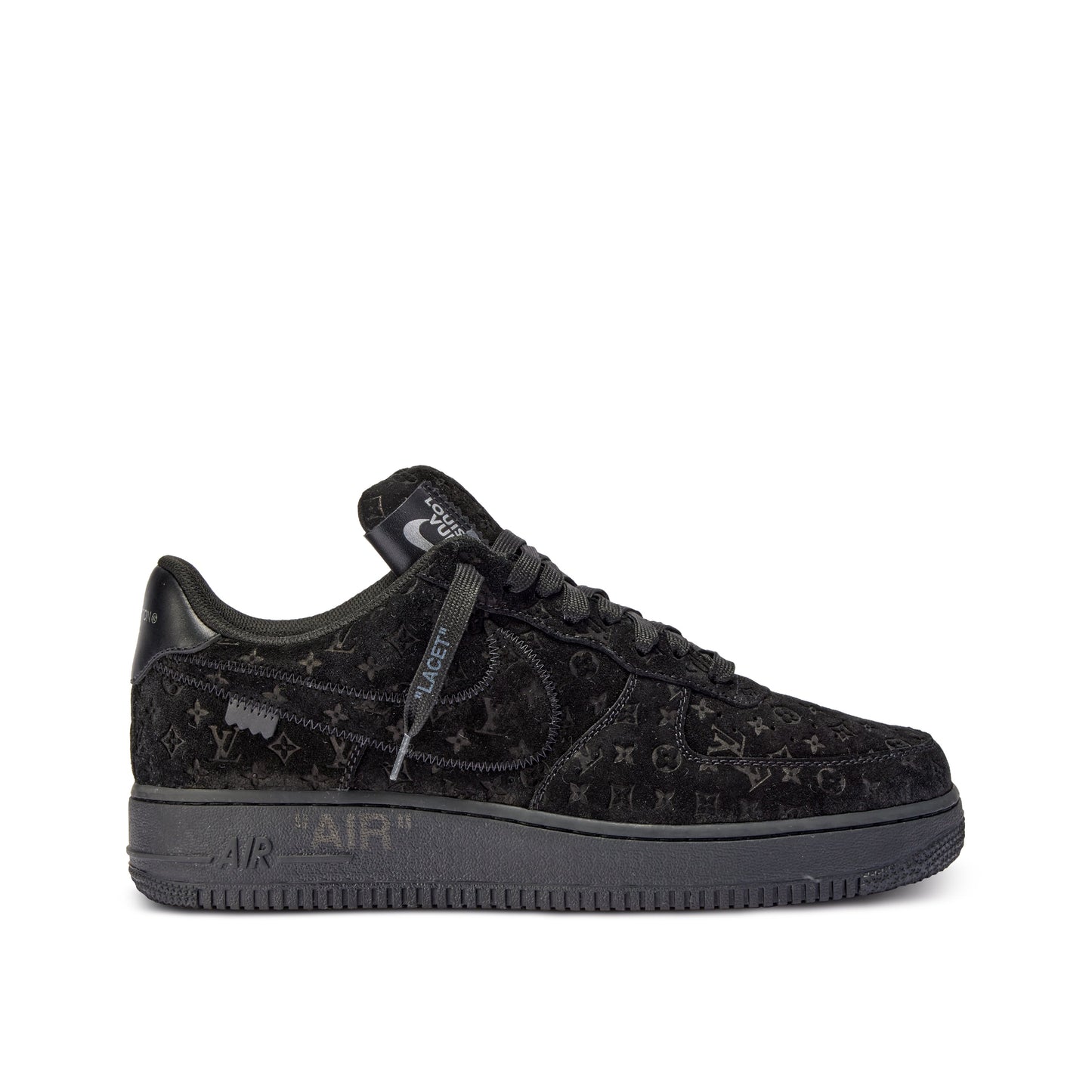 NIKE AIR FORCE 1 LOW X LOUIS VUITTON - BLACK