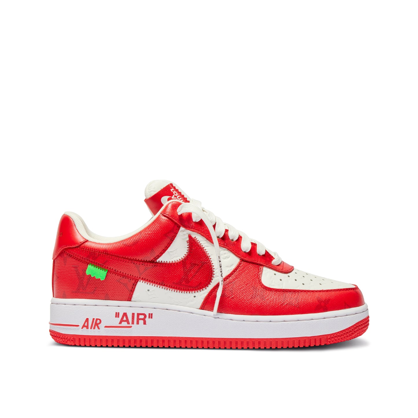 NIKE AIR FORCE 1 X LOUIS VUITTON - WHITE RED